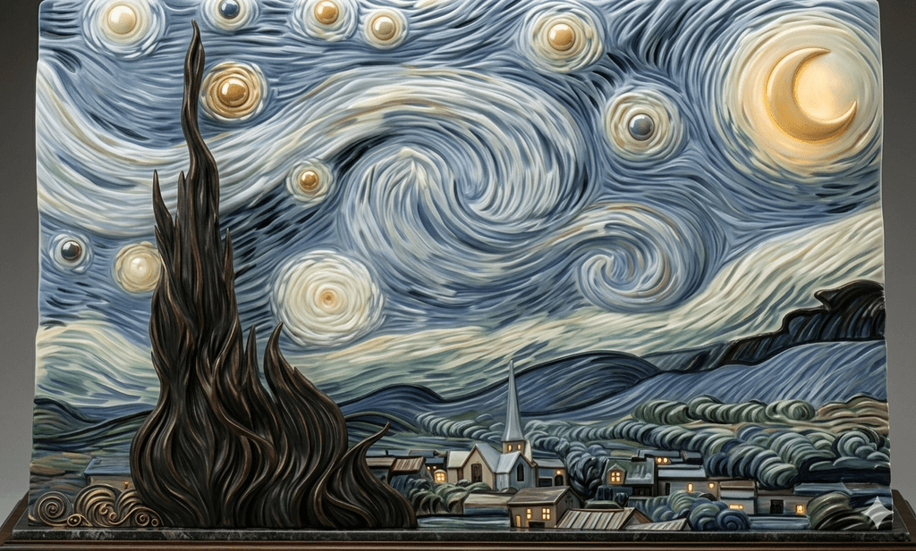 Van Gogh inspired starry night